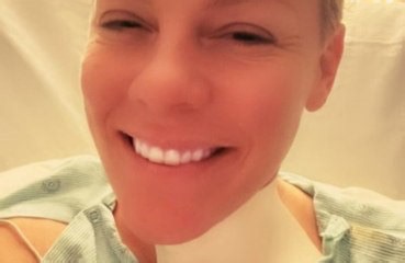 Pink undergoes neck surgery