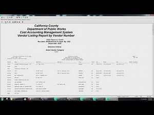 WinCAMS Training -- Reports 1