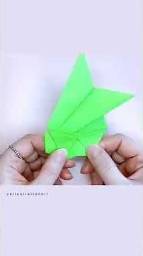 Easy Origami Cactus | DIY Cute Paper Cactus In A Pot | Mini Origami Pot Plant #shorts