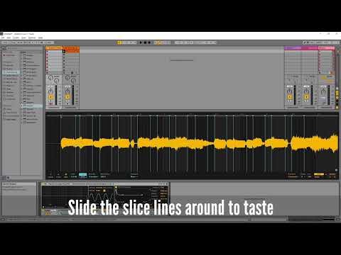 Ableton using the Simpler to slice and trigger a sample