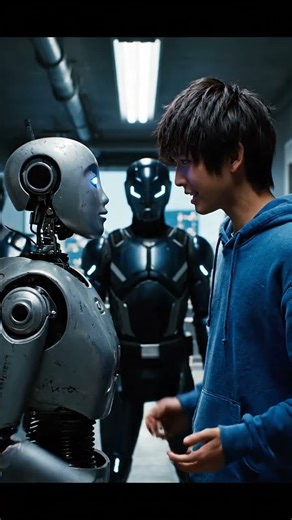 featuring a friendship between a human and a robot