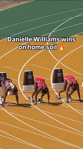 Danielle Williams brings it home in the 100m to become Jamaica’s FIRST Grand Slam title winner! 🇯🇲 | NBC Olympics & Paralympics