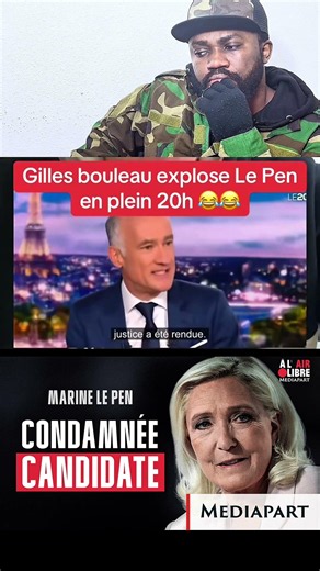 Grilles Boulou exploser Marine Lepen en plein 20H
