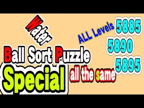 Ball Sort Puzzle Special Level after Level 5885 5890 5895 / Lock Ball and Key Ball