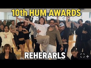 Pakistani celebrities performs rehearsls for 10th hum awards