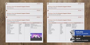 Writing to Describe: Scenario Support Sheets