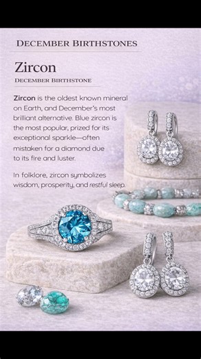 December birthstones are anything but ordinary.