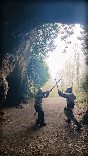 Longsword Cave fight - Grotte Spy (Belgium) #medievalcombat #hema