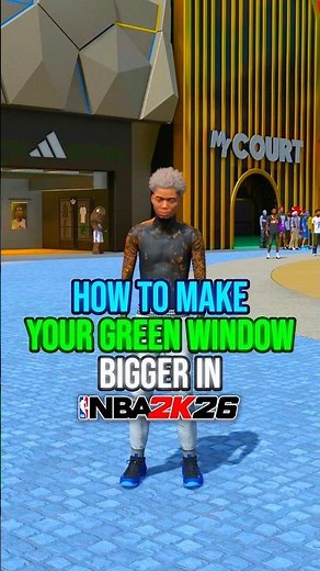 How to make your GREEN Window BIGGER in NBA 2K26‼️