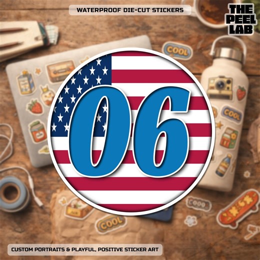 Custom Racing Sports Sticker, Personalized Country Flag Racing Number Motorsports Vinyl Sticker With US Flag Number Decal Gifts - Etsy