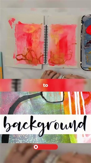 Mess up the background first. 😉