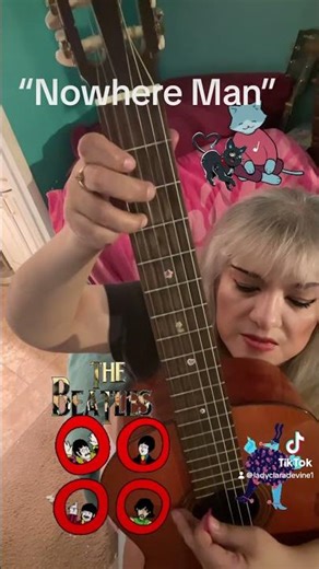 How to Play “Nowhere Man” Easy Guitar #easyguitartutorial #nowhereman #thebeatles