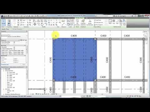 Placing Beam Systems and Structural Floors