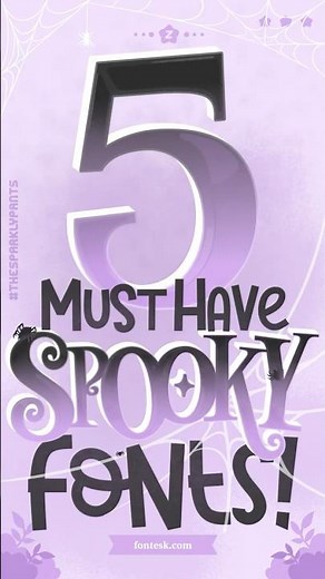 5 Must Have 🕷️SPOOKY🕸️ Fonts! | fontesk.com
