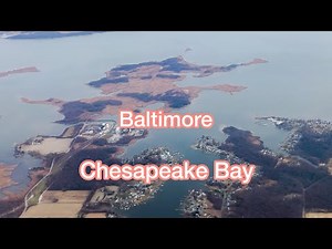 Airplane Landing at Baltimore–Washington International Airport (BWI)