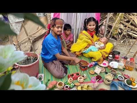 মাহির ছোট সংসার 👰‍♀️👨‍👩‍👦‍👦 Mahir Putul khela | মাহির পুতুল খেলা২ 🌺