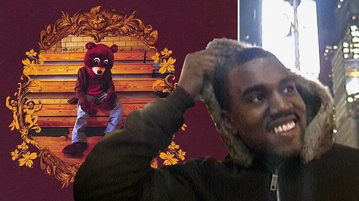When did Kanye drop out of college & which university did he attend?