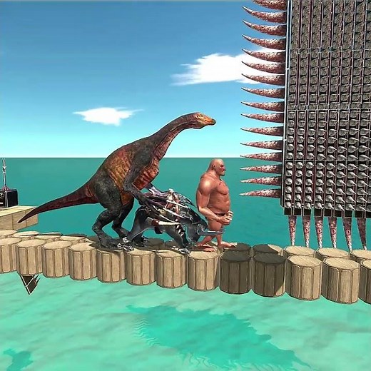 Can Dinosaurs Survive the Spike Wall Challenge?
