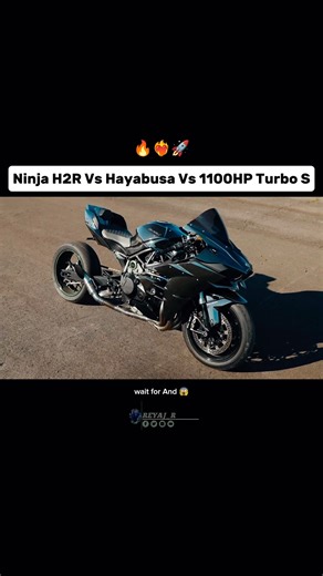 Kawasaki Ninja H2R 🚀 Vs Hayabusa 🔥 Vs Lamborghini 🔥 drag Race ❤️‍🔥😱 #kawasaki #ninja #h2r #h2rtopspeed #h2rlover #vs #suzuki #hayabusa #lamborghini #racing #race #fb #tranding #viralvideo #viralshorts | Reyaj R
