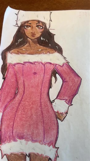 I enjoy drawing clothes and plan to learn more about drawing fabrics and how clothes fold. Please feel free to join me on my journey! #fashionillustration #fashiondrawing