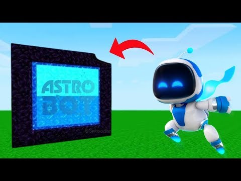 How to Make a Portal to the ASTRO BOT Dimension in Minecraft PE