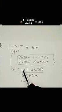 Verifying trigonometric identities| Double angle formulas explained #alevelmaths