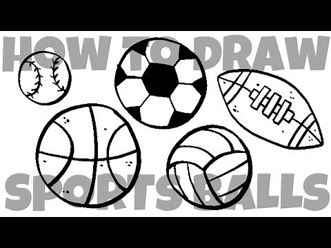 How to Draw Sports Balls