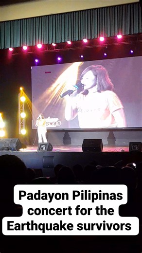 Padayon Pilipinas concert for the Earthquake survivors | Marlene Montero