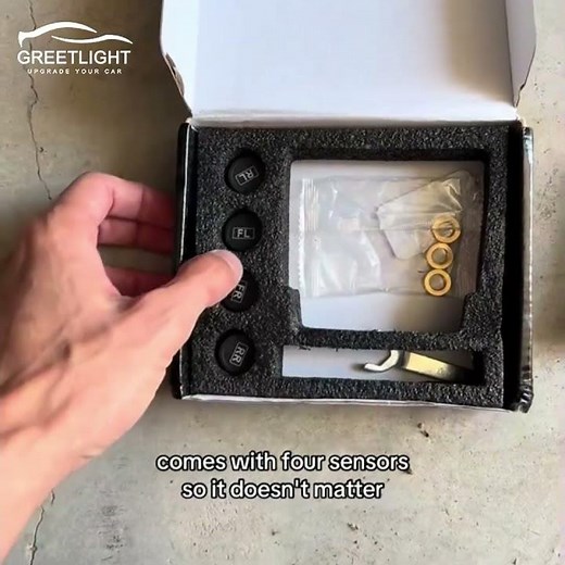 Solar Powered TPMS Automatic Safety Alarm