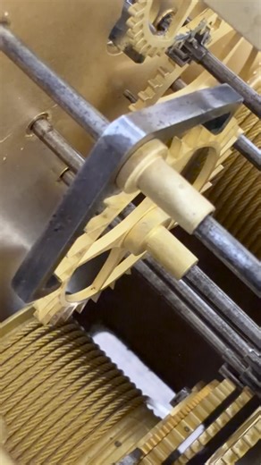 A bit Unusual to have a Dead Beat Escapement on an hour striking Longcase Clock with Mercurial Pendulum hanging from a bracket separated from the clock plates. Made in Edinburgh Scotland by Lawson 1820’s #horology #clockmaker #clockmaking #reelsoffacebook #reels | The British Clockmaker