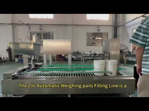 20L Automatic Weighing Pails Filling line