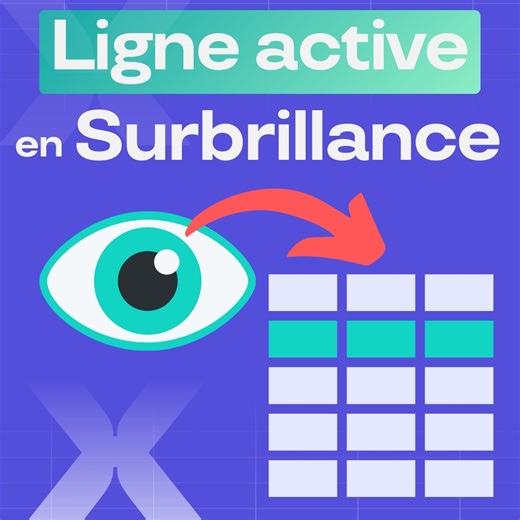 ✨ Et si Excel mettait automatiquement la ligne sélectionnée en surbrillance ? 😎 Diffuse cette astuce et deviens le héros des tableaux lisibles et efficaces. 📩 Ne manque pas mon guide gratuit : "Top 10 des astuces de saisie Excel" ! 👉 Télécharge-le ici : http://cours.excel-en-ligne.fr/Top10-astuces #Excel | Axel Formateur Excel