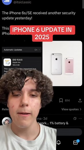 6.6K views · 25 reactions | #iphone 6 update in 2025 #dyllie #ios #apple | Dyllie | Facebook