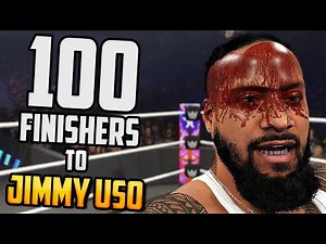 100 Finishers to JIMMY USO in WWE 2K23 !!!