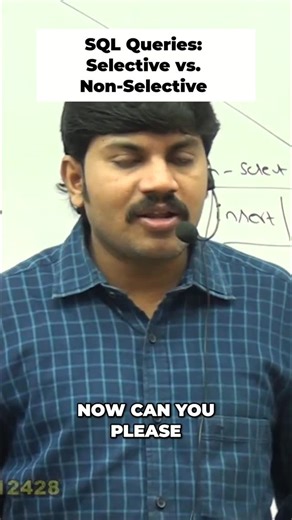 Durga Jobs on Instagram: "SQL queries: 2 types. Selective = group of records. Non-selective = number of rows updated/deleted/created. Simple as that. #SQL #Database #Queries #DataManipulation #DataScience #SQLQueries"
