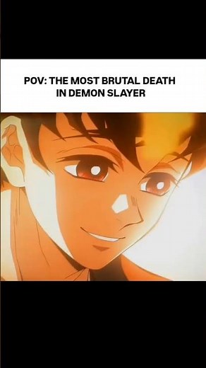 POV: The Most Brutal Death in Demon Slayer 🔥 #demonslayer