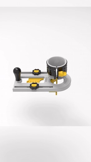 USSA on Instagram: "Design iterations of trim router Jig. Pre-order at :https://www.ussadesign.com/products/multifunctional-trim-router-jig Designed in rhino3d with grasshopper plugin, rendered in keyshot 10 #woodworking #furniture #router #trimrouter #3dart #3ddesign #keyshot #rhino3d #grasshopper"