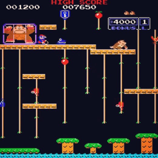 Donkey Kong Jr Gameplay 2025 ( Arcade ) | Naii Gaming
