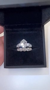 Nicole claimed her 2.23ct oval cut lab grown diamond and 2.65ct earth grown diamond semi-mount! 🤩 Best of both worlds! 💎 | Unclaimed Diamonds