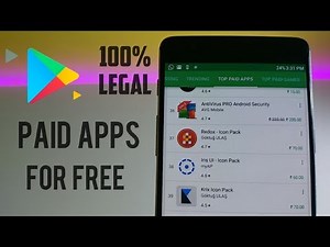 How To Get Paid Apps For Free - 100% Legal