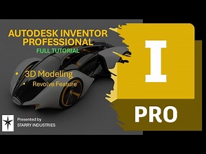 27 - Revolve Feature | 3D Modeling | Autodesk Inventor Professional Tutorial
