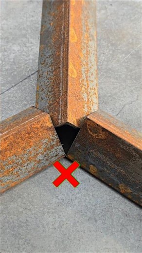 why don't welders tell everyone the technique of making angle iron joints