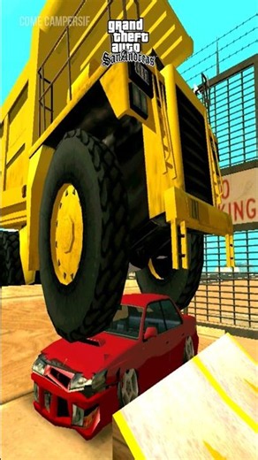 Aplastamiento del Sultan con el Dumper - GTA SA