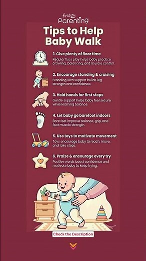 How to Help Your Baby Learn To Walk | When Do Babies Start Walking #baby #milestones