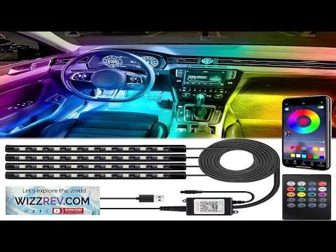 Car Interior Lights 5V LED Strip Lights with USB Adapter Ambient Lighting