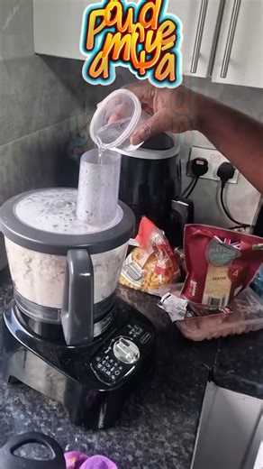 How to use food processor to pound yam (Pounded yam) #cooking #dadcooks #samthecookingguy