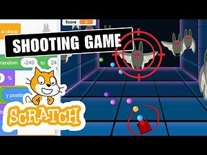 (Scratch Game Projects #8) How to Make a Shooting Game in Scratch for Beginners