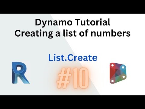 Creating a list of numbers with sequence and range | Dynamo Script