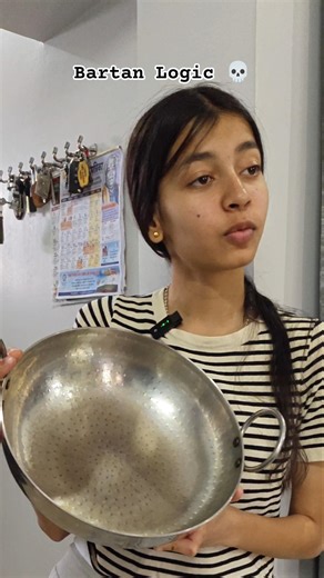 Ghar ke bartan ka logic 💀 #shorts