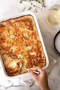 Super Cheesy Keto Scalloped Potatoes